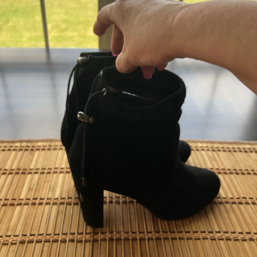 Express Booties Adjustable Ankle Drawstring. Size… - image 6